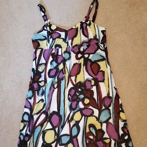 Anthropologie Empire Floral Pattern Midi Dress